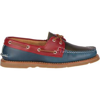 Sperry Gold Cup Handcrafted In Maine Authentic Original Tri-tone Tmavomodre - Panske Mokasíny